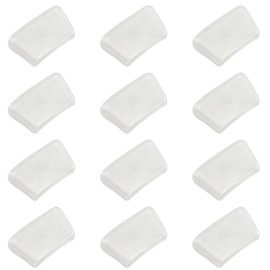 ZZHXSM 12PCS PVC Transparent Rubber Protective Sleeves for Pliers 27x17mm Mosaic Tile Pliers Sleeve Keychain Pliers Replaceable Cutting Pliers Rubber Tips for Glass Running Pliers