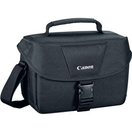 Canon 100ES Well-Padded Multi-Compartment Digital SLR Camera Case EOS Shoulder Gadget Bag (9320A023) Cleaning Kit Bundle for EOS T7, T7i, T8i, SL3, 5D Mark IV, 6D Mark II, 7D Mark II, 77D and 80D