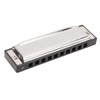 G Key Harmonica 10 Hole 20 Tone Mouth Organ Rust