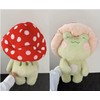 XSHYE Frog Plush Cute Frog Mushroom Hat Stuffed Animals Kawaii