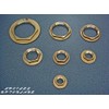 AK BRASS FLANGED BACKNUT BSP IN VARIOUS SIZES (3/8")