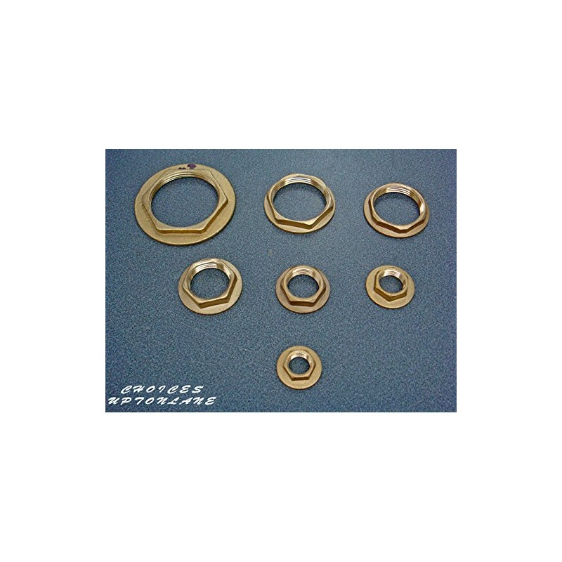 AK BRASS FLANGED BACKNUT BSP IN VARIOUS SIZES (3/8")