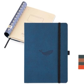 Dingbats A5 Wildlife Lined Notebook Journal - Premium Vegan Leather Softcover Executive Journal for Women & Men - Work, Note Taking, Writing & Travel