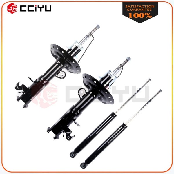 CCIYU Set of 4 Front and Rear Shock Absorbers for