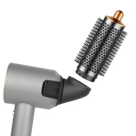 ZEPHBLOW Upgraded Connector Adapter with Round Volumizing Brush, Round Brush and Adapter Attachment for Converting for Airwrap, Gold