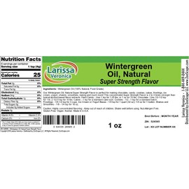 Wintergreen Oil, Natural Super Strength Flavor (1 oz, ZIN: 528585) - 3 Pack