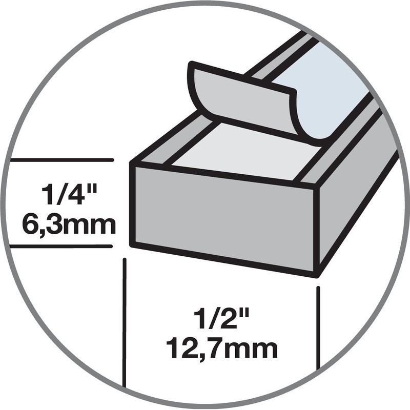 M-D Building Products 02279 1/4 in. x 1/2 in. x