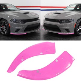 Front Bumper Lip Splitter Protector Replacement for 2015-2024 2025 Dodge Charger Scat Pack/SRT Models and 2019-2023 2024 GT/RT/SCAT Models