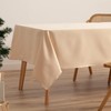 GAMUSI Tablecloth Christmas Plain Gold Thread Dining Table Rectangular Christmas