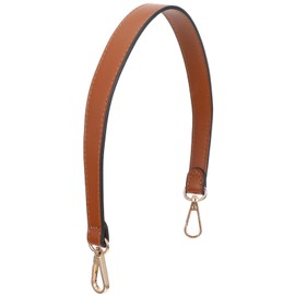 GEEHUA Brown Bag Strap, 19 Inch PU Bag Strap, Shoulder Strap for Bags, Handle for Bags, Replacement with Twist Locks for Purse, Carry Bag, Shoulder Bag (Brown)