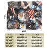 Bald Eagle Blanket American Flag Throw Blankets for Girls Boys
