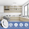NUTKIT 70mm/ 3 Inch Round Ceiling Vent, Adjustable Air Vent