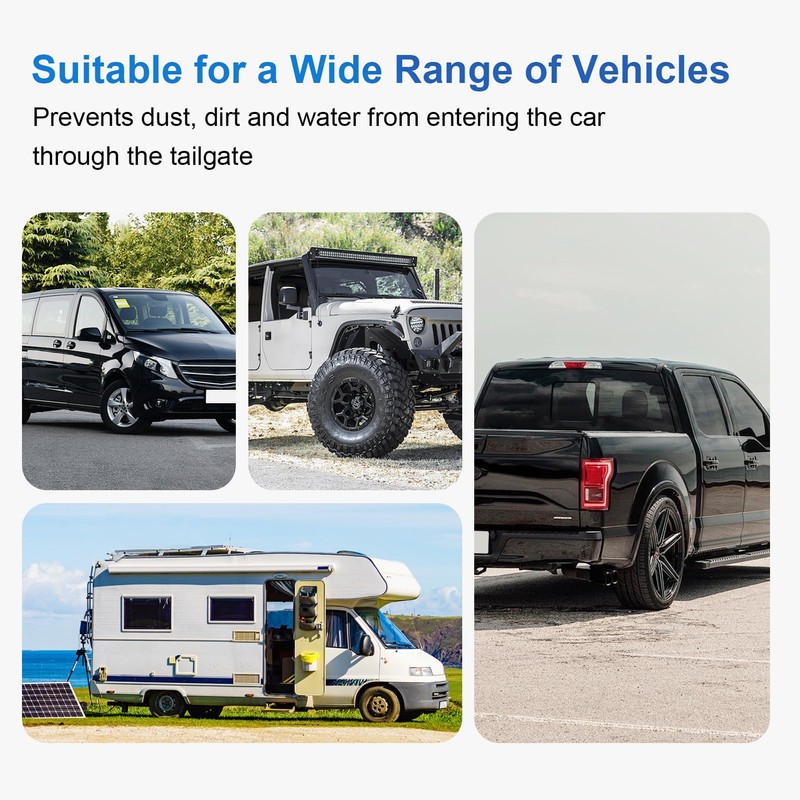 Rubber Weather Seal for Pickups Cap - Camper Shell Seal