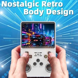 Consola de Juegos Portátil Retro con Pantalla HD de 3,5 Pulgadas, 128G, Joystick 3D Dual, Código Abierto