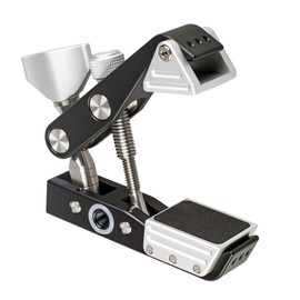 ayex Multifunctional clamp up to 5 kg load capacity suitable for ball heads of all types and as a clamping tripod for heavy cameras, stainless steel and aluminium