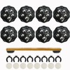 Bntyok Self Adhesive Caster Wheels - 8 PCS 360° Swivel