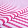 Vertical Stripe Bed Sheets Set Twin Size - Red Classic