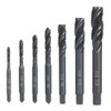 Saipor 7pcs Nitriding Coated Spiral Screw Thread Tap HSS 6542