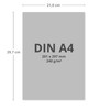 DIN A4 Sheets of Coloured Cardboard, 240 g/m²