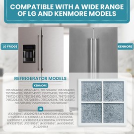 3 Pack LT120F Refrigerator Air Filter Replacement for LG/Kenmore Fridge 469918, ADQ73214402,ADQ73214403,ADQ73214404,IFXS28968S, lfxs24623S