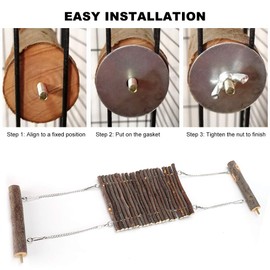 flexman Pet Summer Hammock, Small Animal Hanging Swing, Standing Resting Tools for Chinchillas, Squirrels, Rabbits, Honeybags, Guinea Pigs