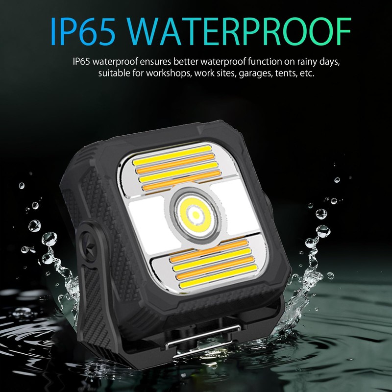 LED Solar Portable Camping Lights with Stand dimmable,Magnetic Work Lights
