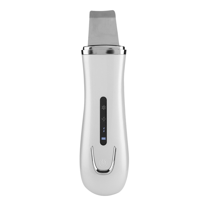 Ultrasonic Face Skin Scrubber Blackhead Removal Ion Cleaner Facial Cleanser