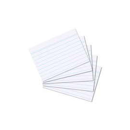 Herlitz A8 Lined Index Cards