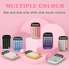 VEWINGL Mechanical Switch Calculator,Pink Calculator Cute 10 Digit Large LCD