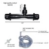 Venturi Injector for Cold Plunge, Spa, Pool Pumps, 3/4" Threaded