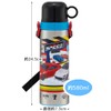 Skater SKDC6-A Children's Stainless Steel Water Bottle, 2-Way Direct Drinking,