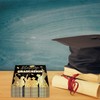 Graduation Paper Napkin, 80PCS Graduation Napkins Disposable Luncheon, Black &