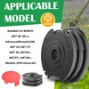 XIJIANG 3Pcs Replacement Strimmer Spool Line, with Trimmer Spool Cover