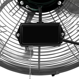 Masterforce 18" Black All Metal Workshop Garage Wall Mount Fan Titling Head Aluminum Blade