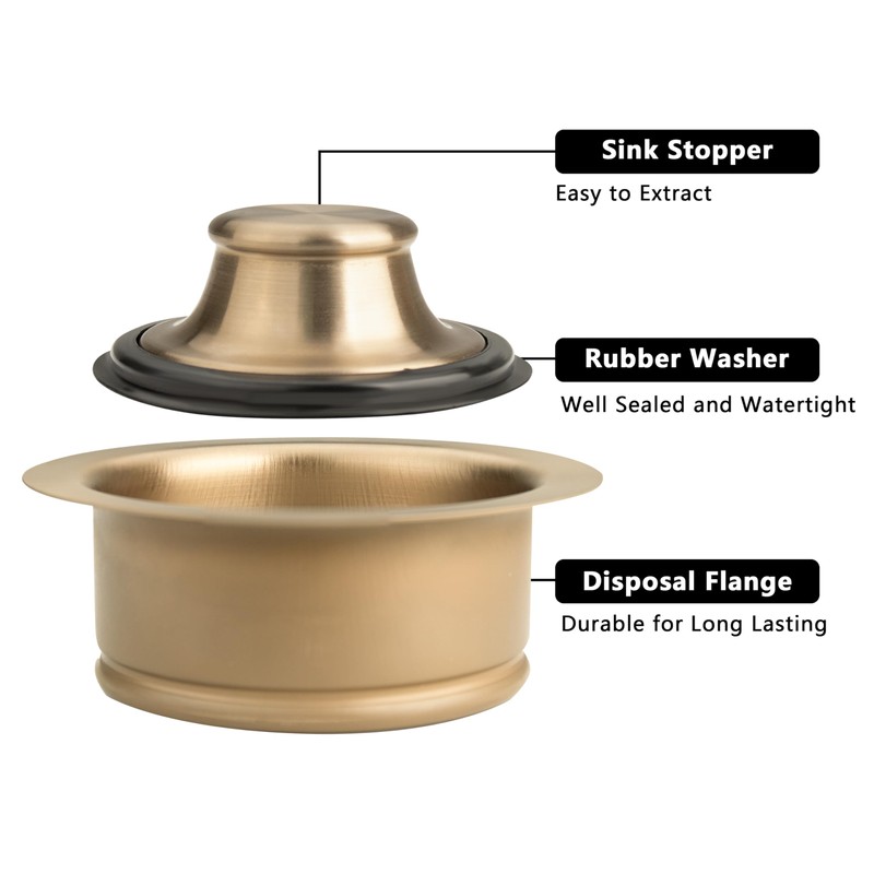 Champagne Bronze Sink Garbage Disposal Flange for Kitchen