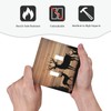 CZRPKEN Decorative Light Switch Cover Plate Rustic Brown Wood Deer