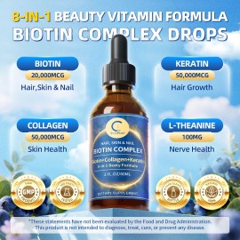 GPGP GreenPeople Biotin & Collagen Complex Extra Strength 25000mcg Hair/Skin/Nail