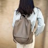 Wesccimo Genuine Leather Backpack Purse For Women Antitheft Real Soft