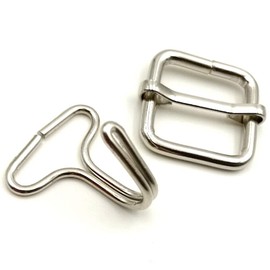 (TUISKU) Rubber Rope Hardware Hook Buckle 0.8 inch (20 mm) Rubber Tube Key Hook Wire Feed (20 Pieces each)