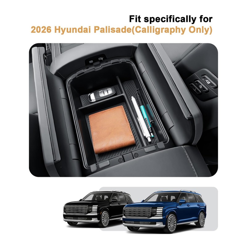 2026 Palisade Center Console Organizer - Upper Layer For 2026