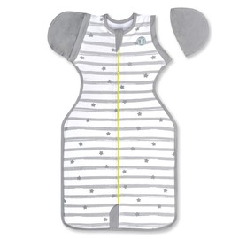 bblüv - Sleëp - Transition Zipper Swaddle Sack with Removable Sleeves -Arms Up Swaddle for Newborns and Infants Medium
