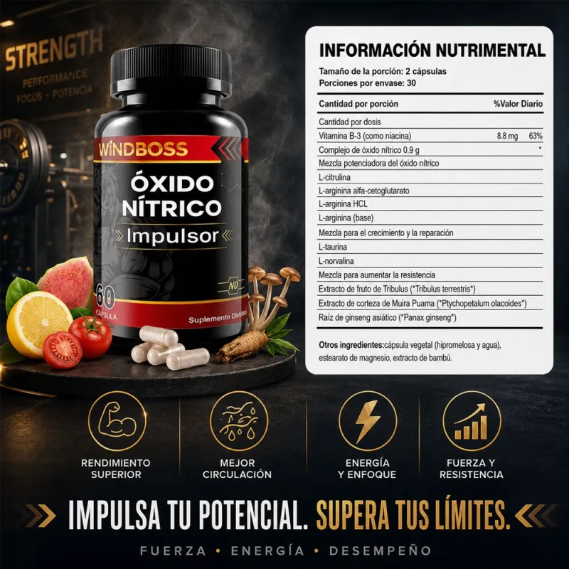 Windboss Pack Hombre Próstata Y Aminoácidos 120 Cápsulas