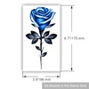 Womaha Flower Series 20 Sheets Color Temporary Tattoos for Women