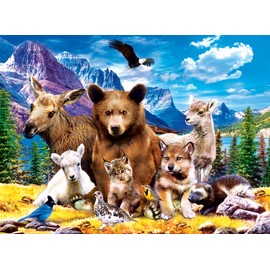 MasterPieces 100 Piece Jigsaw Puzzle for Kids - Glacier National Park - 14"x19"