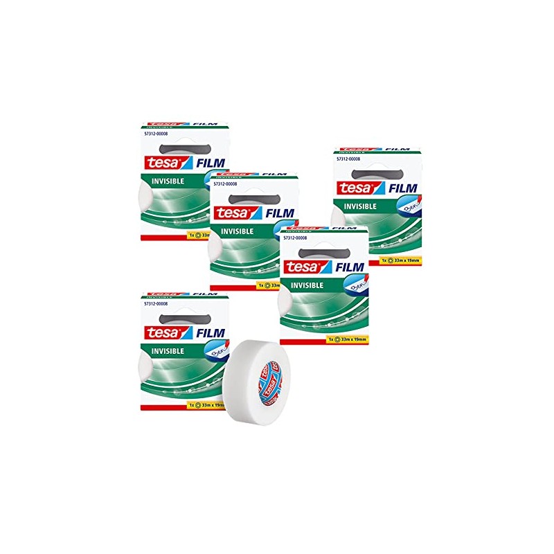 Tesa Film Invisible Tape 33 m x 19 mm (33
