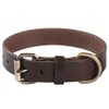 Genuine Leather Dog Collar Adjustable Super Soft Real for Small,
