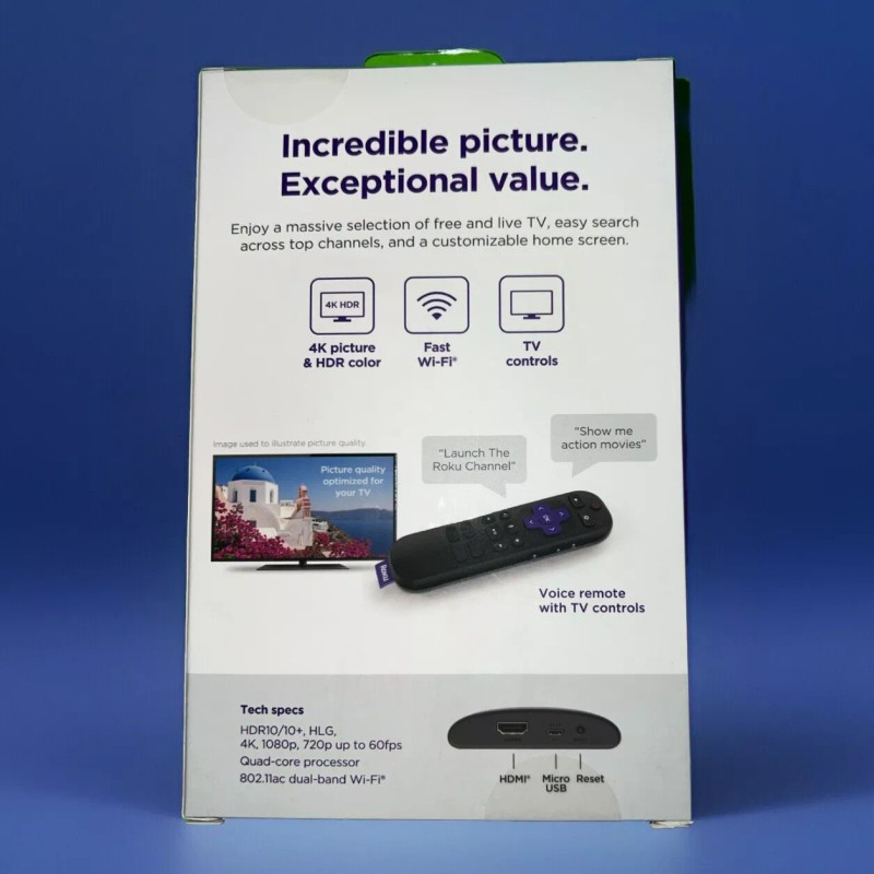 Roku Express 4K+ Streaming Player HD/4K/HDR with Roku Voice with