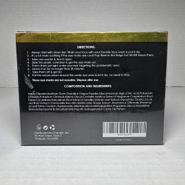 Dermora 24K Gold Eye Mask 20 Pairs Puffy Eyes and Dark Circles Treatments by New