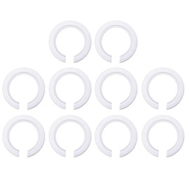 10 Pack E27 to E14/B22 Plastic Lamp Shade Ring Converter, Screw Lamp Shades Reducer Washer E27 Lamp Ring, 42mm to 29mm Light Shade Adapter with Duplex Ring Fitting, White