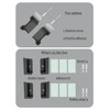 NOTMBESTM Power Strip Holder, 2 Set Power Strip Wall Mount,